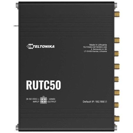 Teltonika RUTC50 5G Wi-Fi 6 Router - High-Speed Connectivity for Ultimate Performance | Order Now!